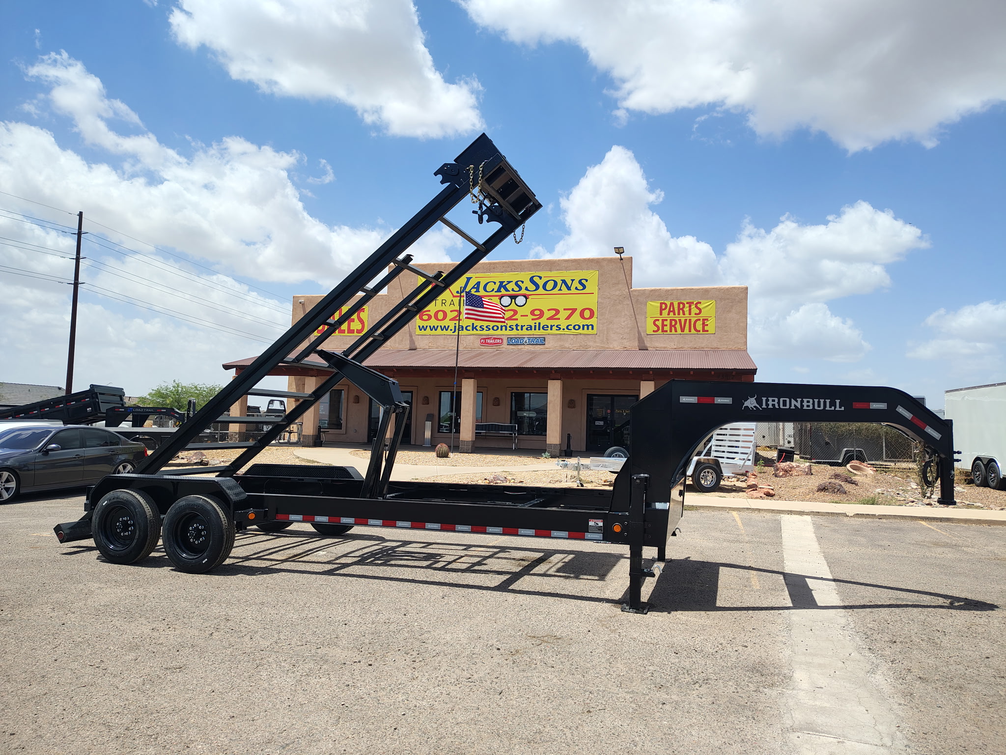 Norstar 20x83 Ironbull Gooseneck, Tandem Axle, Roll Off Chassis, 16K GVWR, 16 PLY - Stock #NST1444 - Image 1 of 13