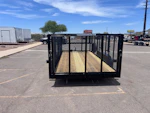 Texas Bragg 16x83 Tandem Axle, Landscape, 7K GVWR, 4' Expanded Metal Sides Stock #TXB047 - Thumbnail 5