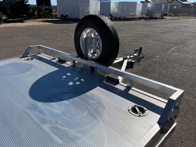 Aluma 15x102 Wide Body, 5.2K GVWR, Heavy Single Axle, Ramps (WB15H-S-EL-DOF-R-RR-RTD) - Stock #ALU297 - Image 8 of 10