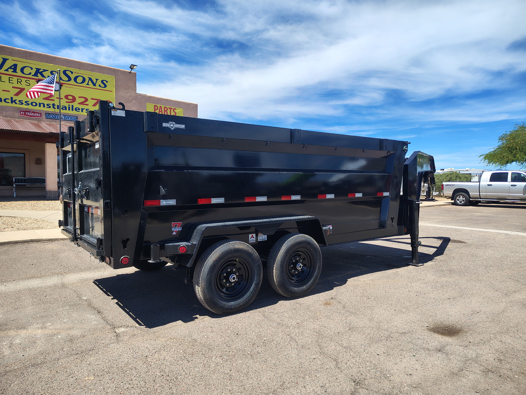 Norstar 14x83 IronBull Gooseneck, Tandem Axle Dump, 15K GVWR, 48" Sides,  Telescopic Cylinder - Stock #NST1429 - Image 8 of 9