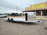 Aluma 18x82 All Aluminum, 10K GVWR, Heavy Tandem Axle, XL Tilt w/ Cargo Box (8218H-XL-TILT-TA-EL-RTD-CB) Stock #ALU369 - Thumbnail 2