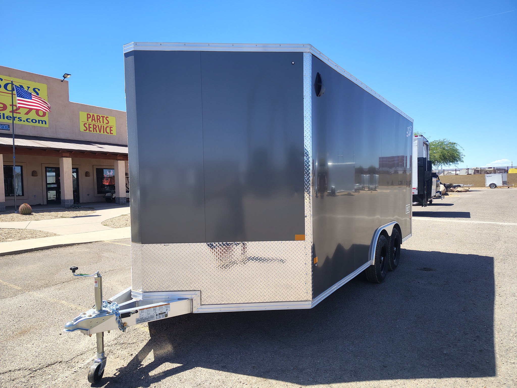 TRITON 16x8.5 All Aluminum XLT-P Car Hauler, 7K GVWR, Side Door, Ramp Door - Stock #ALC260 - Image 6 of 7