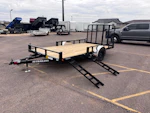 P.J. Trailers 14x83 Single Axle, 3K GVWR, Channel Utility, ATV Stock #PPJ11019 - Thumbnail 2