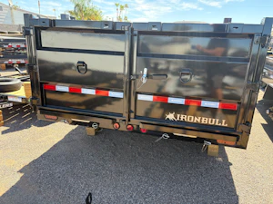 Norstar 14x83 IronBull Tandem Axle Dump, 15K GVWR, 36" Sides, Solar Charger, 14 Ply Tires