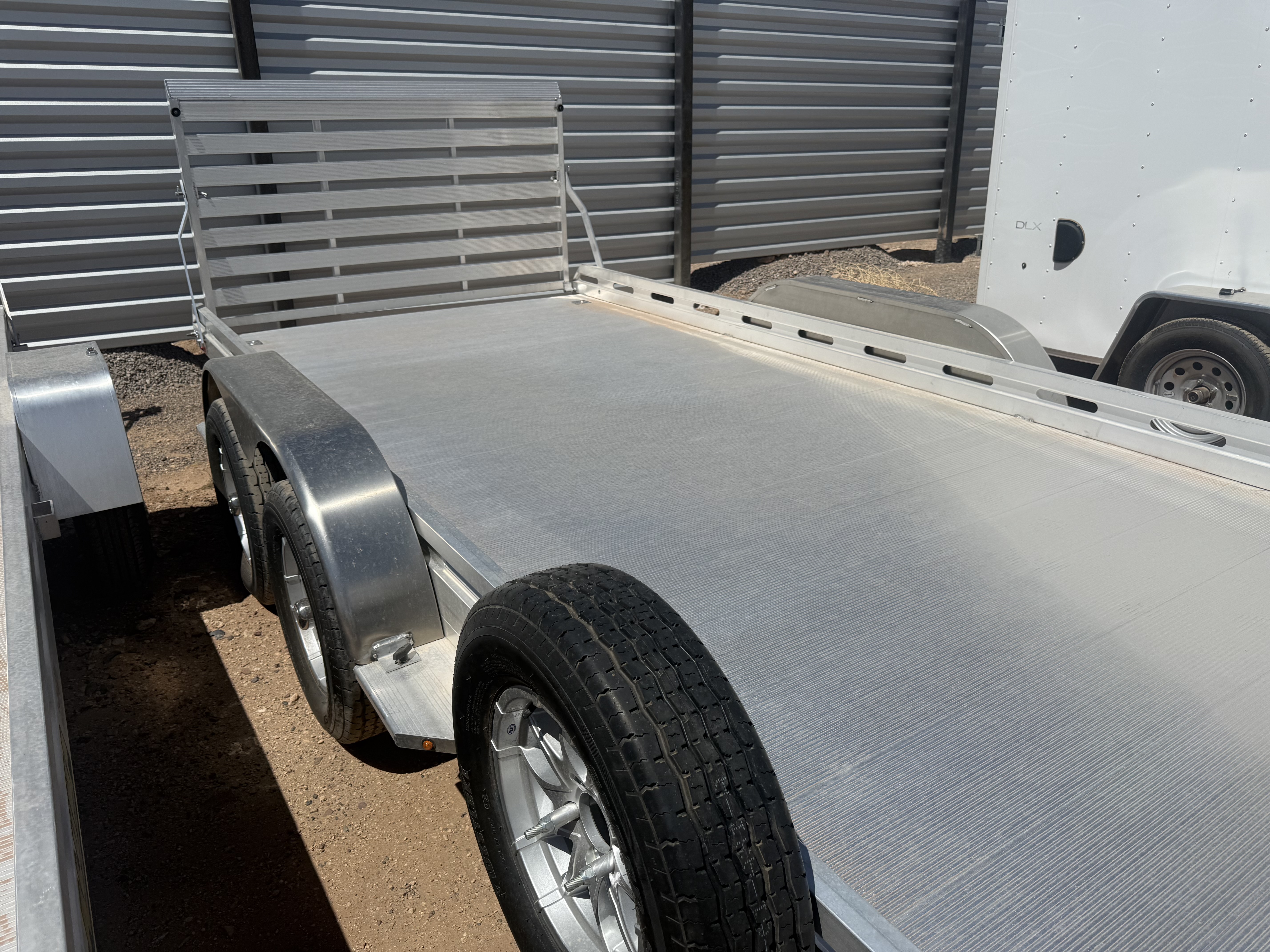 Aluma 18x80 All Aluminum, 8K GVWR, Tandem Axle (8018TA-EL-R-BT-RTD) - Stock #USD0982 - Image 4 of 4
