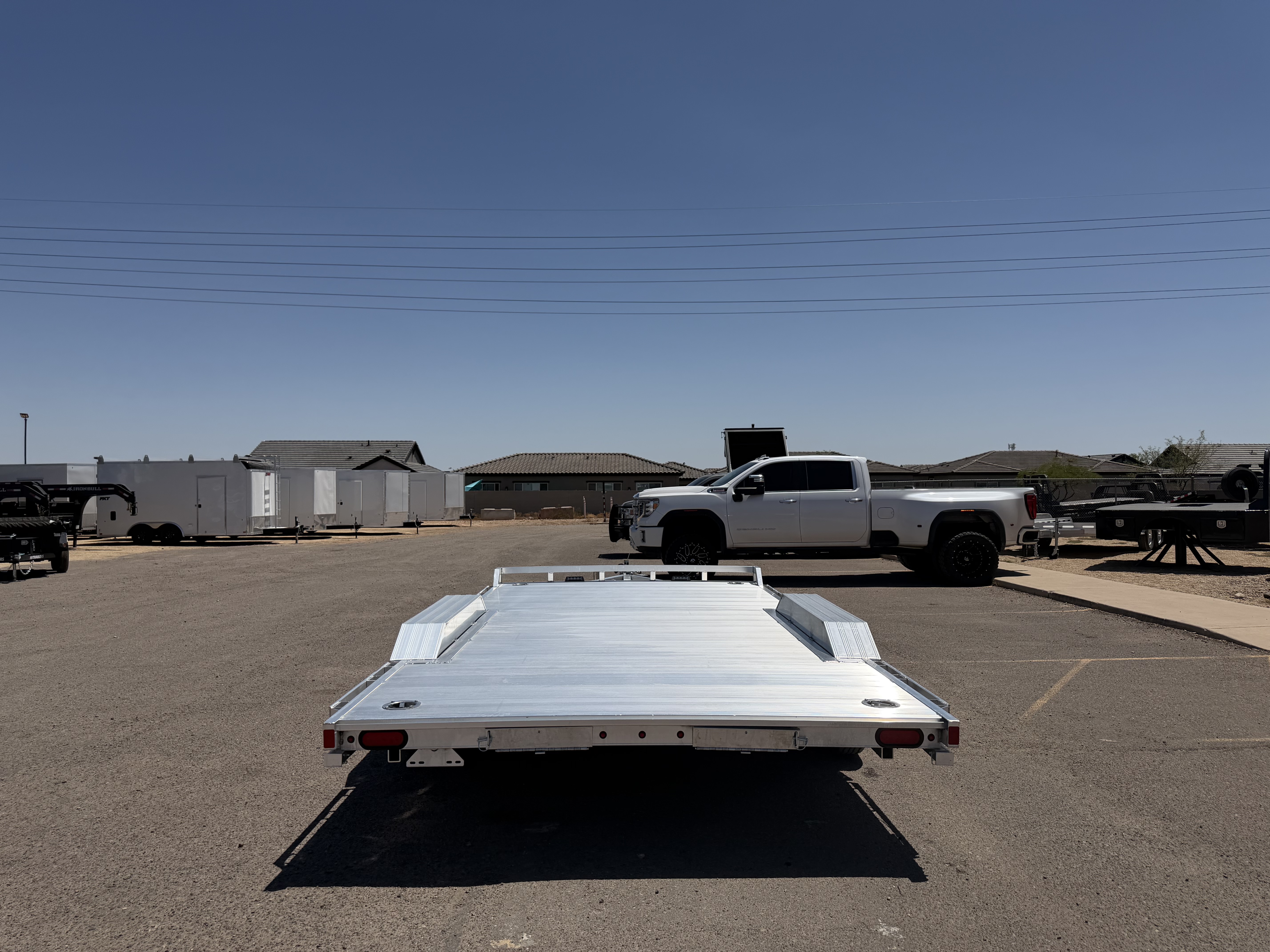 Aluma 16'x102" Aluminum Car Trailer w/ Ramps (WB16)