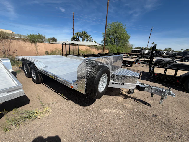 Aluma 16'x102" Aluminum Car Trailer w/ Ramps (WB16H)