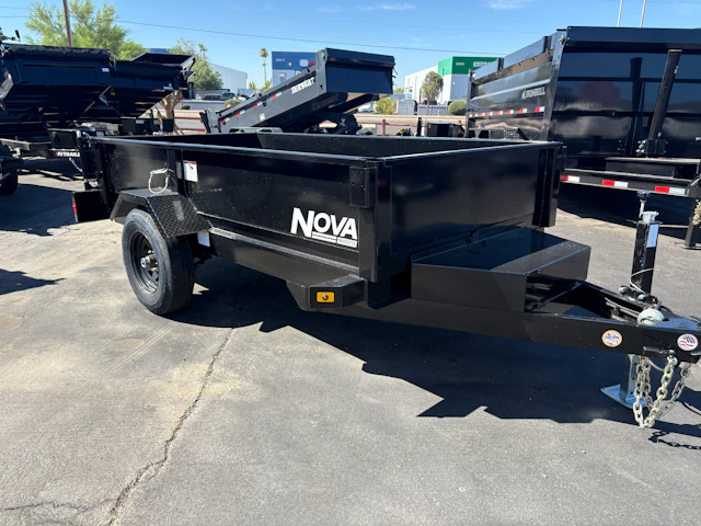 Midsota 10'x60" Single Ram Nova DT Dump Trailer w/ 16" Sides (DT)