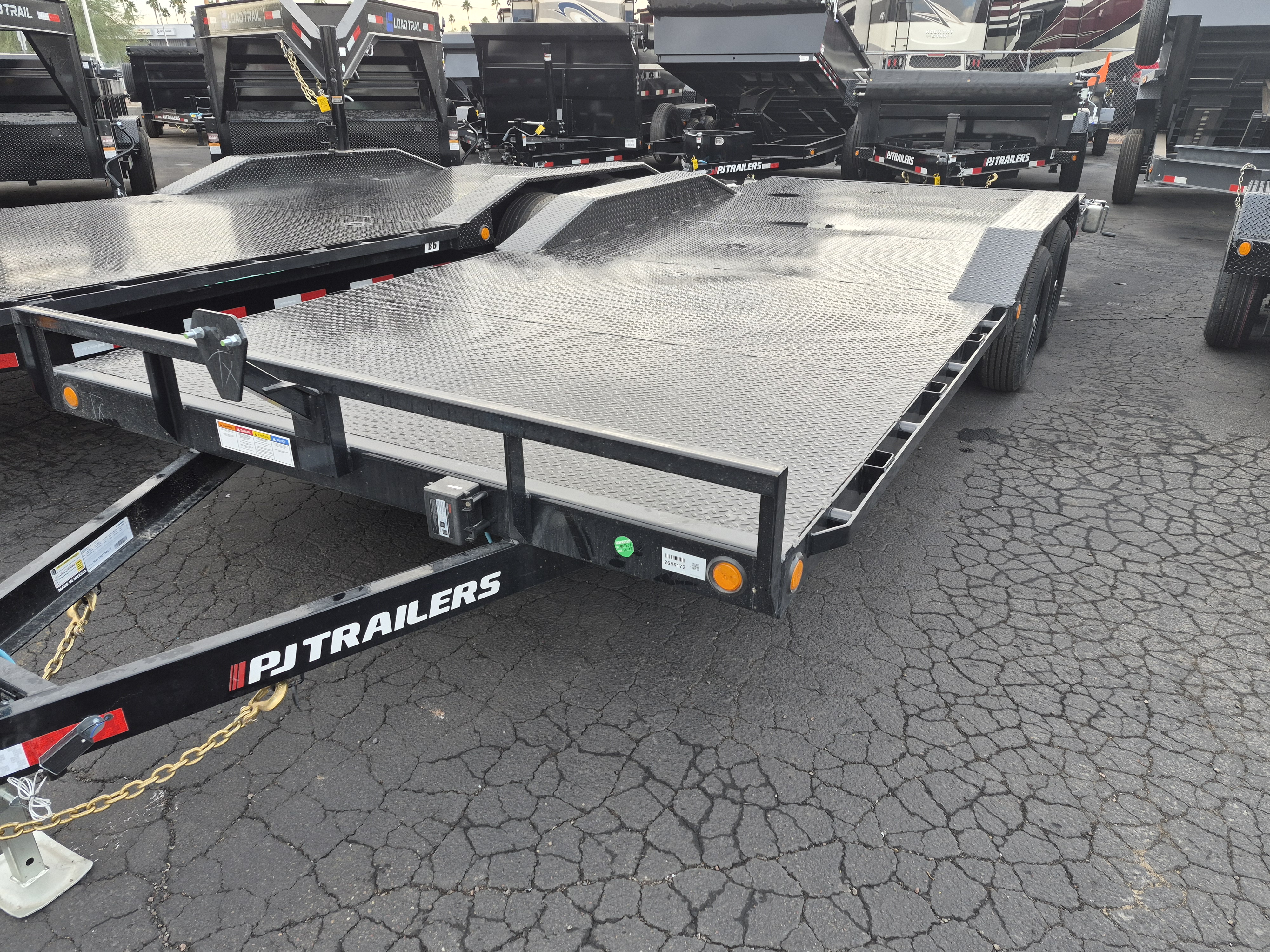 P.J. Trailers 20' Buggy Hauler, 10K GVWR, Slide In Ramps - Stock #PPJ11045 - Image 4 of 4
