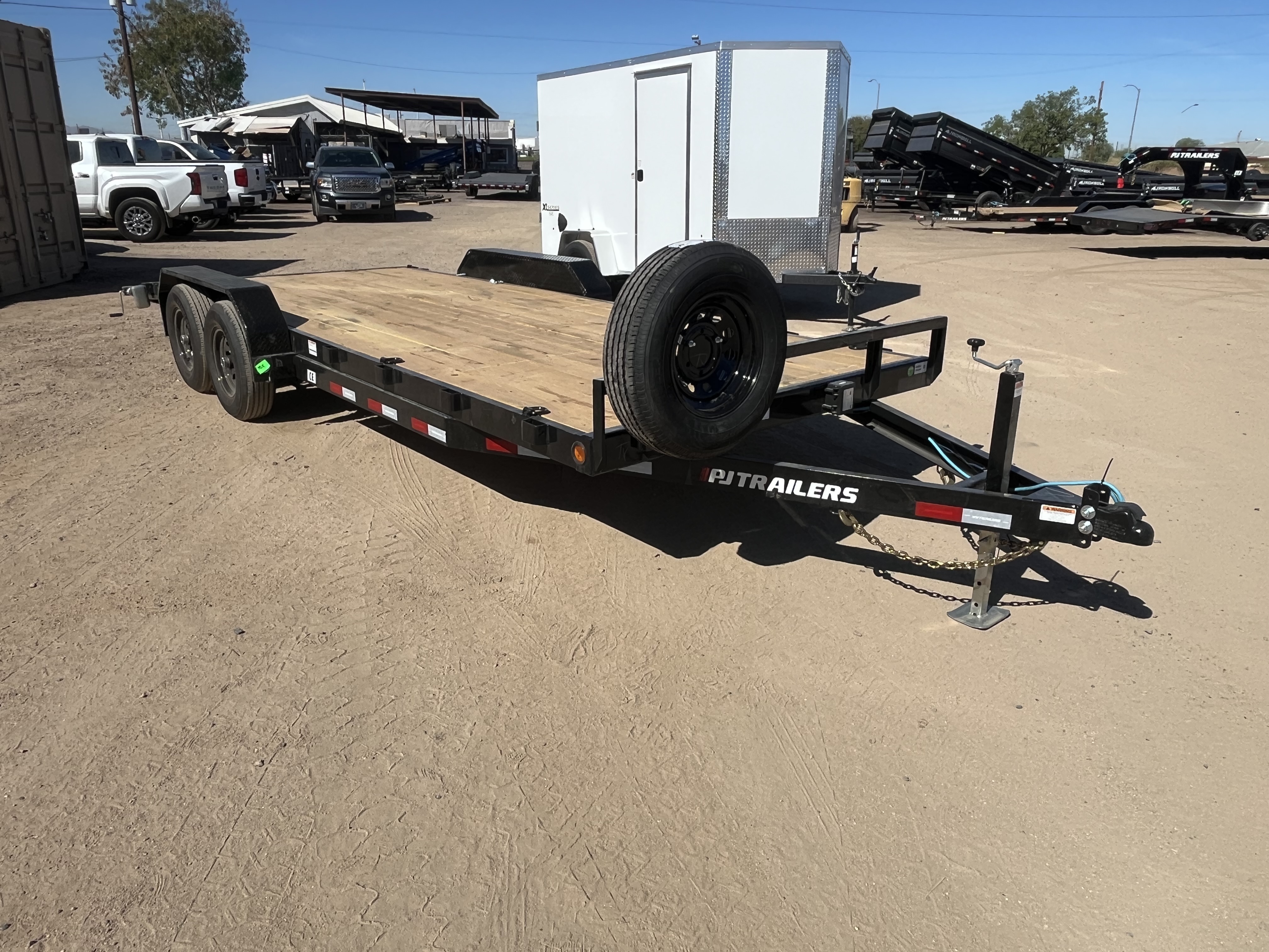 P.J. Trailers 20'x83" 5" Channel Equipment Trailer (CE) - Stock #PPJ11214 - Image 1 of 8