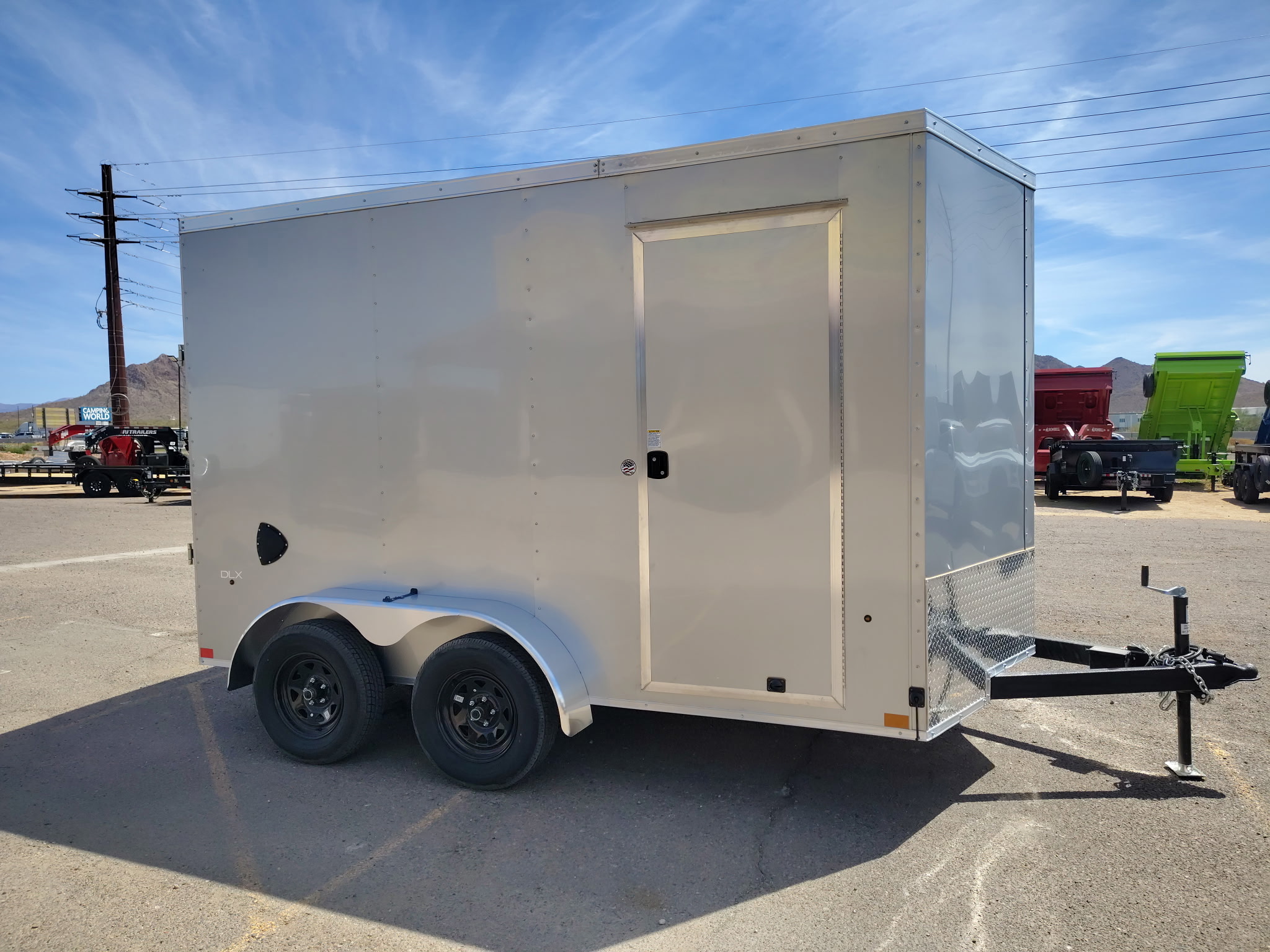 Compass 12x7 Indigo DLX, 7K GVWR, Ramp Door - Stock #CMP2848 - Image 6 of 7