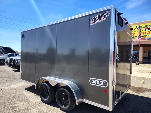Alcom 14x7 All Aluminum, XLTP2 Enclosed, 7K GVWR, Side Door, Ramp Door - Stock #ALC216 - Image 2 of 9