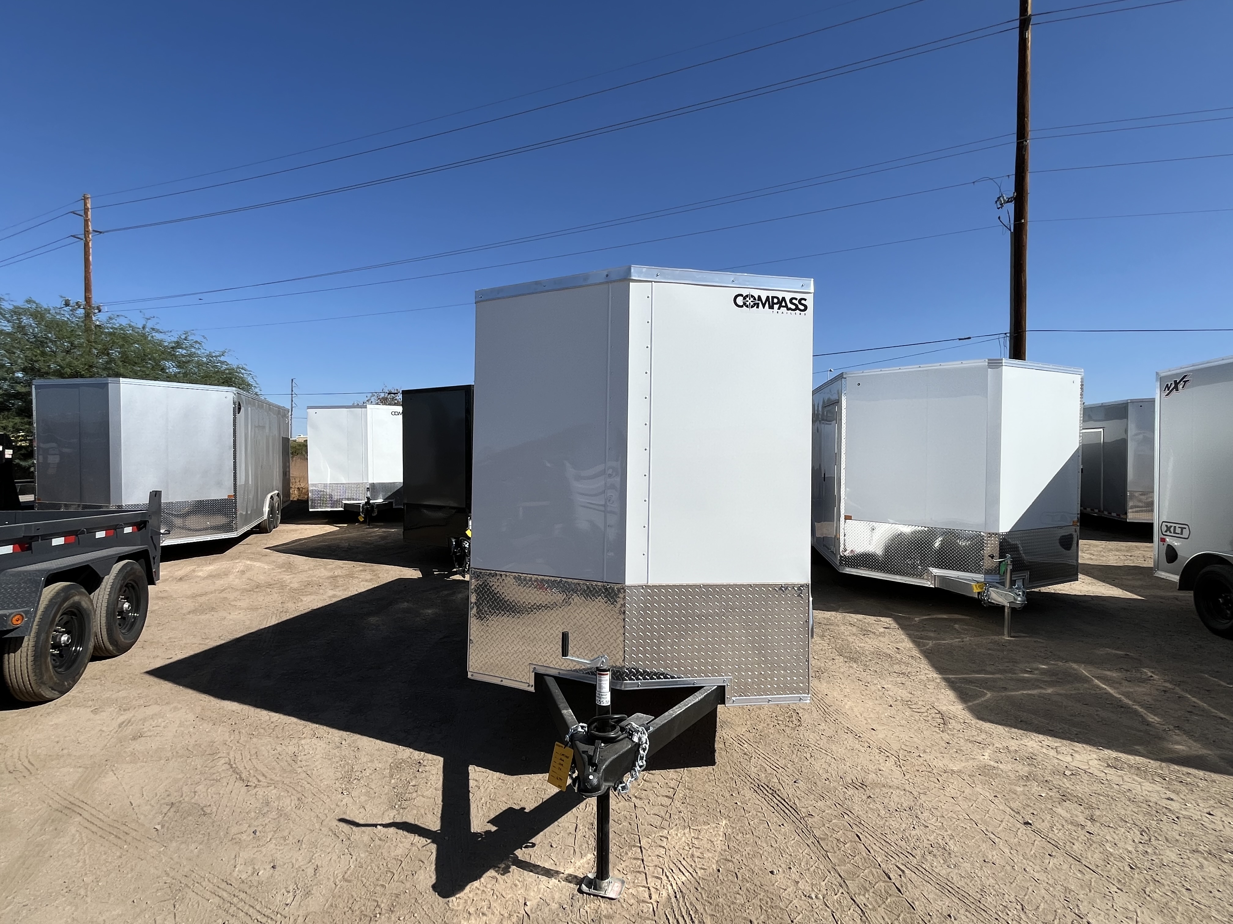 Compass 6'x12' Enclosed Cargo Trailer