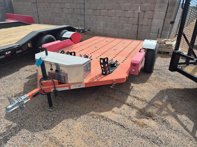 Primo 12'x82" Low-Deck Motorcycle Trailer w/ Ramp (M-LD)