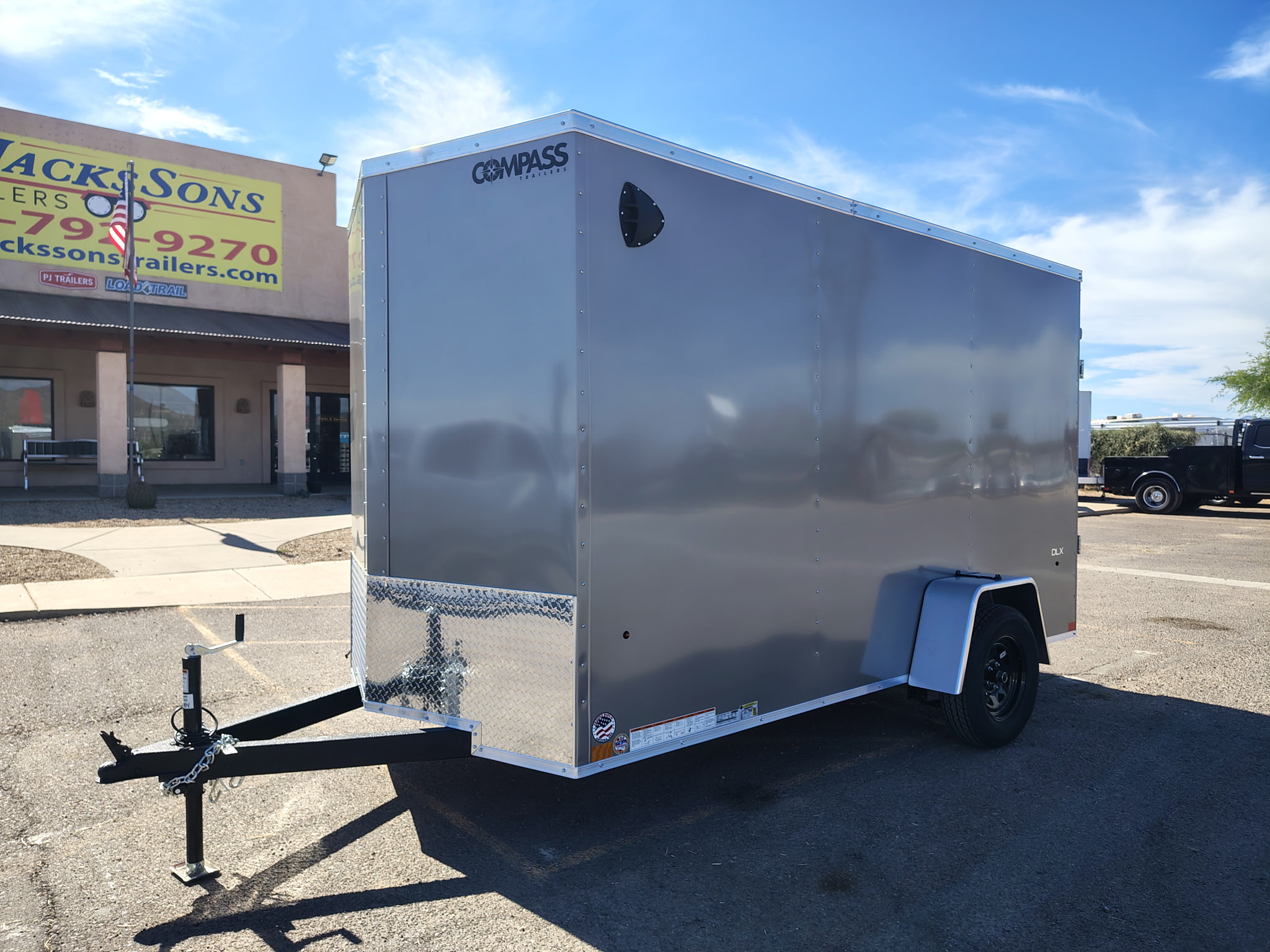 Compass 12x6 Indigo DLX, 3K GVWR, Ramp Door - Stock #CMP2871 - Image 6 of 9