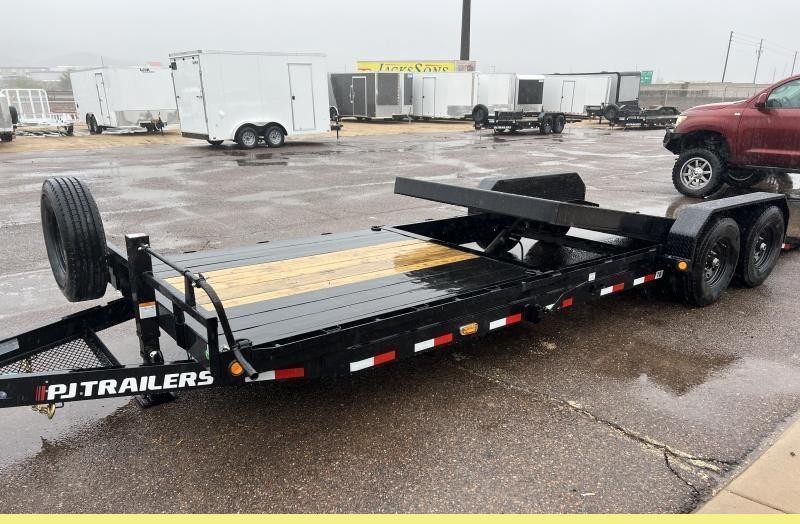 P.J. Trailers 22x83" Equipment Tilt, 16K GVWR, 14PLY, Blackwood Deck - Stock #PPJ10959 - Image 2 of 6