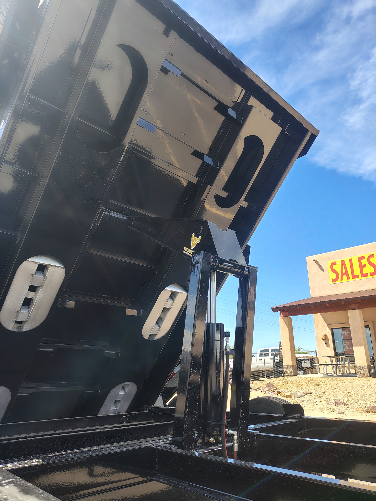 Norstar 12x83 IronBull Tandem Axle Dump, 14K GVWR, 36" Sides, Solar Charger - Stock #NST1431 - Image 6 of 11