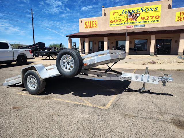 Aluma 12'x77" Aluminum 7712H TILT Trailer (7712H-TILT)