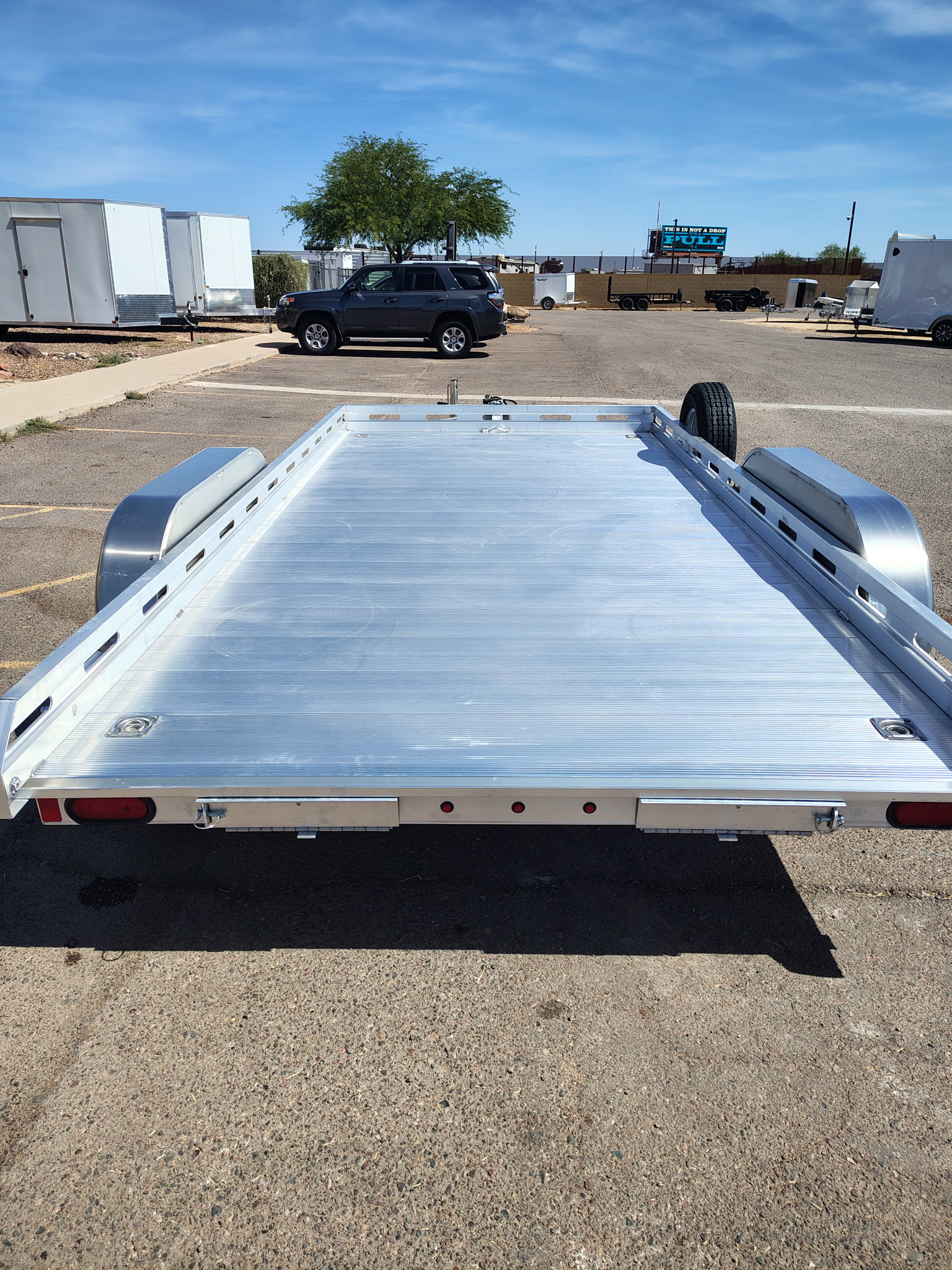 Aluma 14x80 All Aluminum, 8.5K GVWR, Tandem Axle, Ramps (8014TA-EL-R-RTD) - Stock #ALU384 - Image 3 of 10