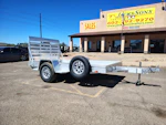 Aluma 10x68 All Aluminum, 3K GVWR, Heavy Single Axle, Straight Tailgate (6810H-S-TG) Stock #ALU381 - Thumbnail 1
