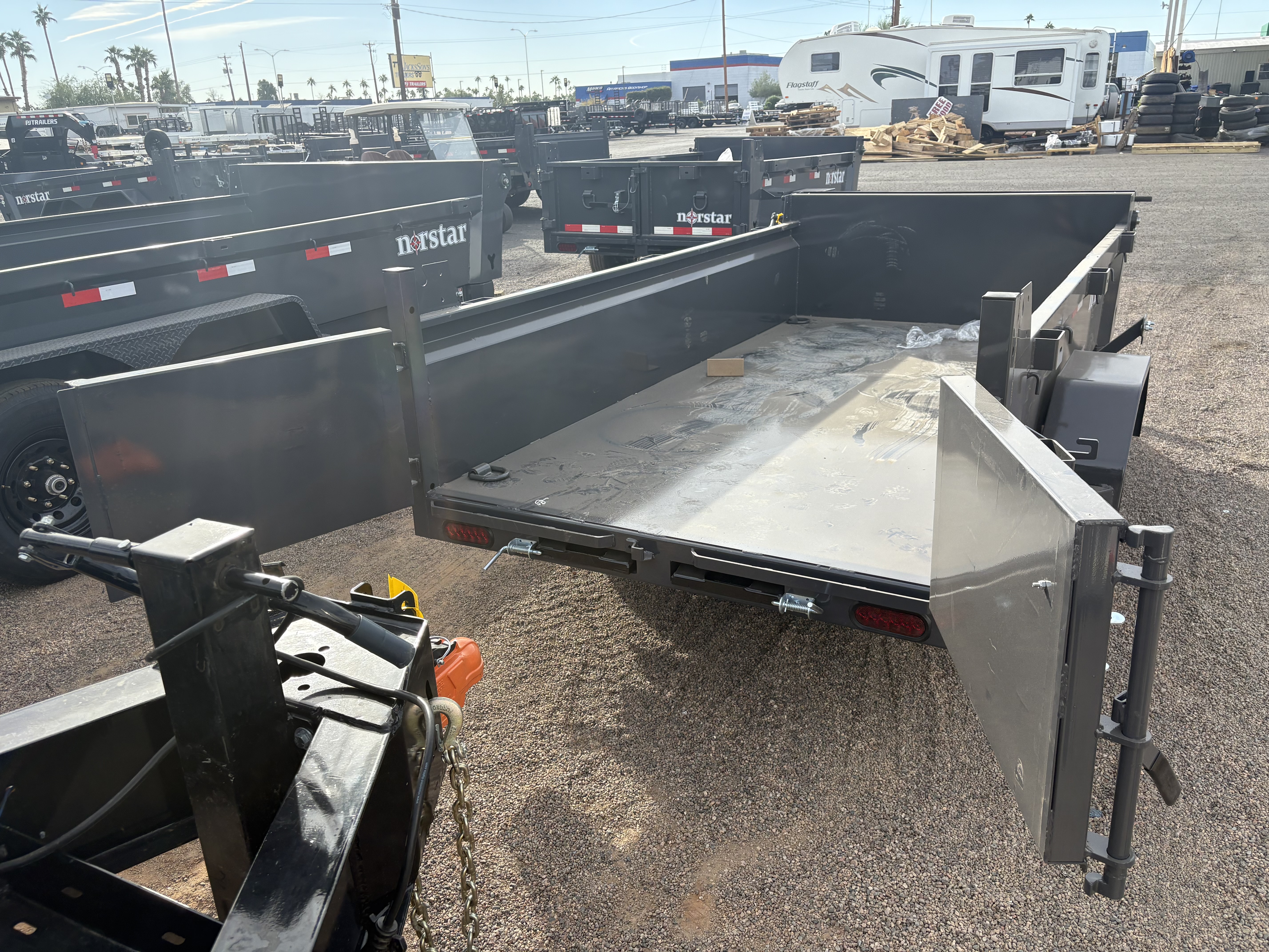 Norstar 10x60 Norstar Single Axle Dump, 3.5K GVWR, 20" Sides - Stock #NST1301 - Image 3 of 4