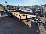 Echo 14x102" Single Axle, 5.2K GVWR, Drive Over Fenders, Utility Stock #ECH269 - Thumbnail 2
