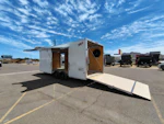 Alcom 20x8.5 All Aluminum XLT-P Car Hauler, Limited Model, 10K GVWR, Ramp Door Stock #ALC273 - Thumbnail 1
