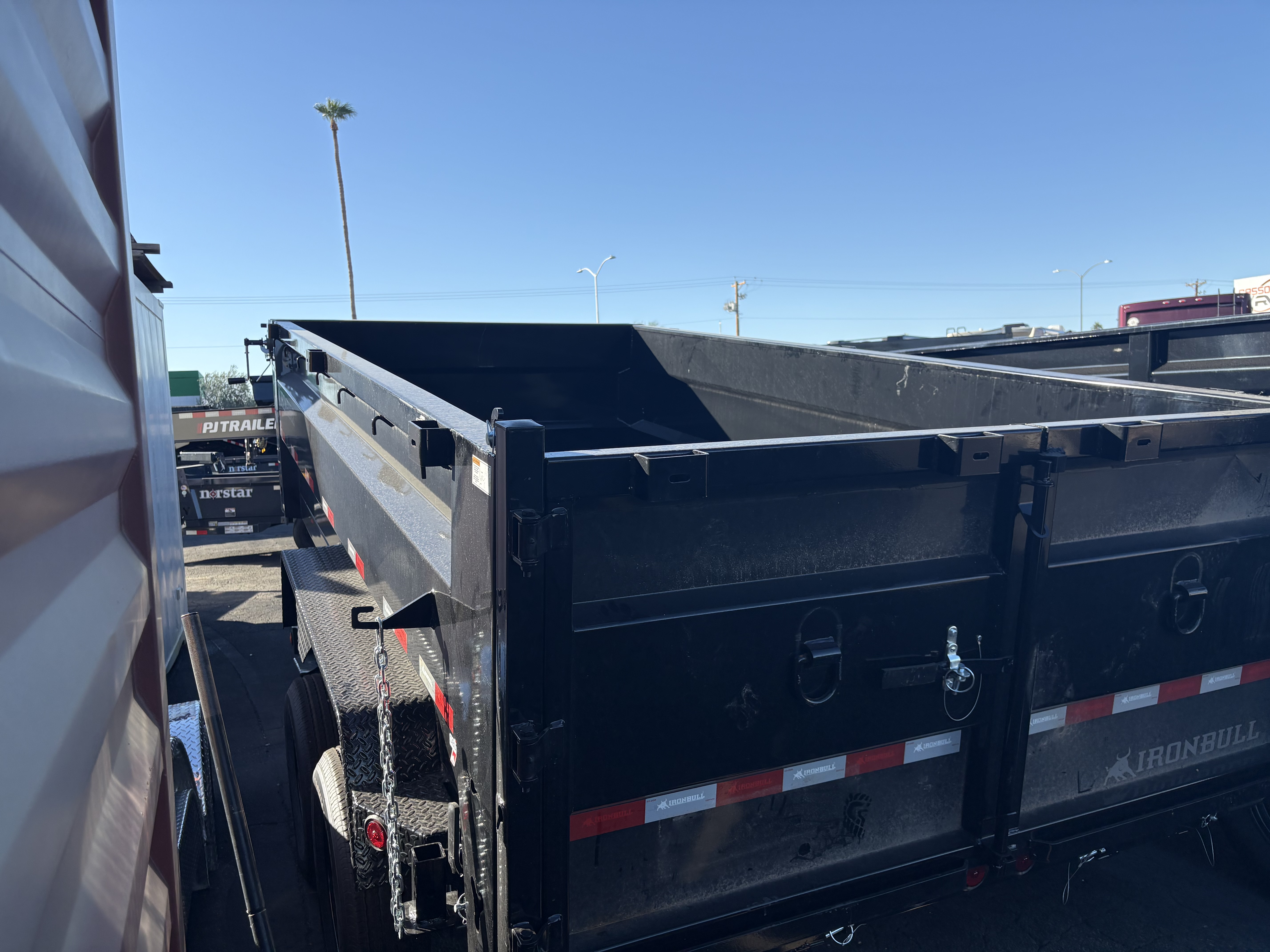 Norstar 14x83 IronBull Tandem Axle Dump, 15K GVWR, 36" Sides, Solar Charger, 14 Ply Tires - Stock #NST1272 - Image 8 of 8
