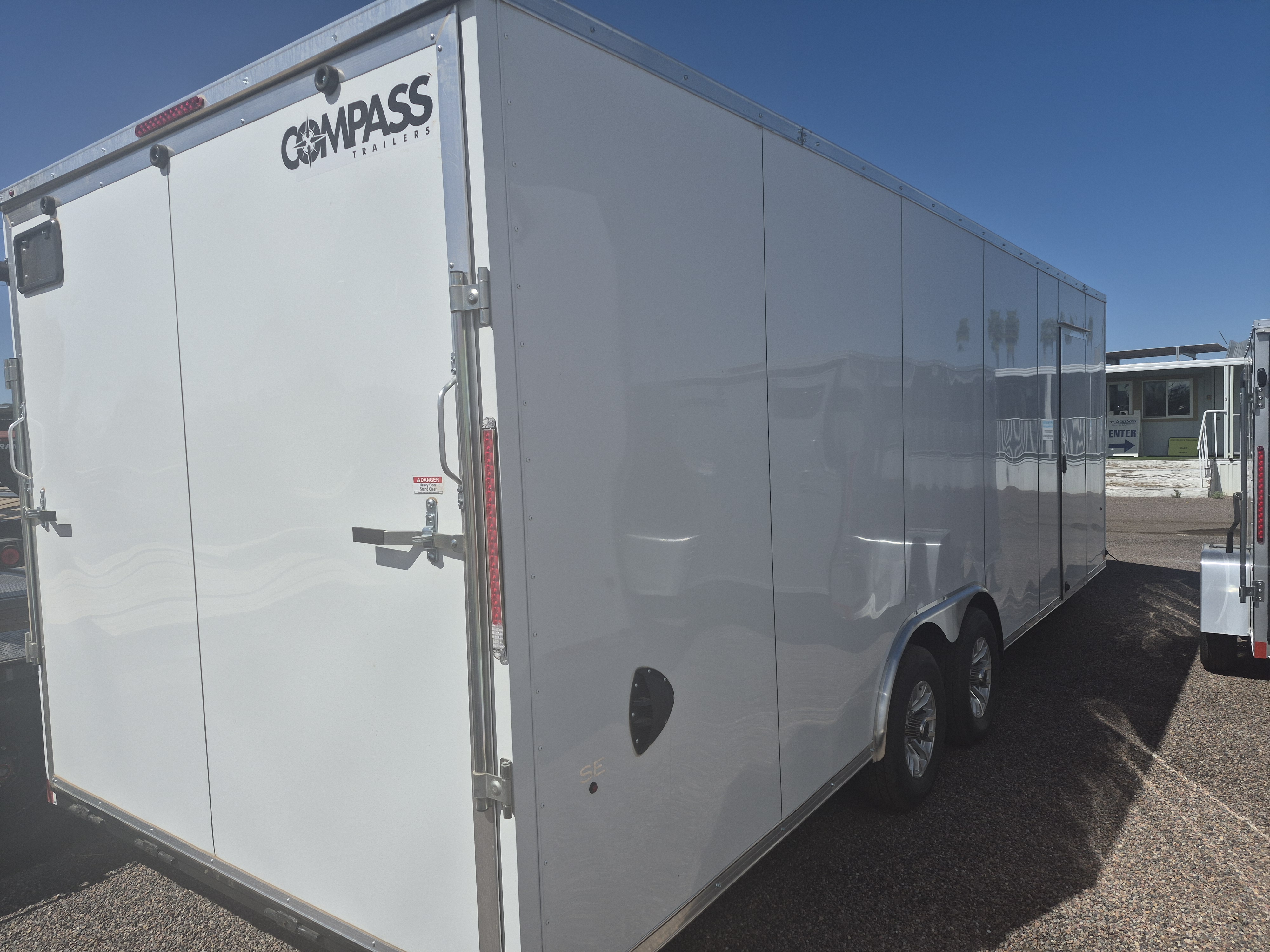 Compass 24x8.5 Jasper SE Car Hauler, 10K GVWR, Ramp Door - Stock #CMP2784 - Image 3 of 5