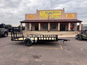 P.J. Trailers 14x83 Single Axle, 3K GVWR, Channel Utility, ATV