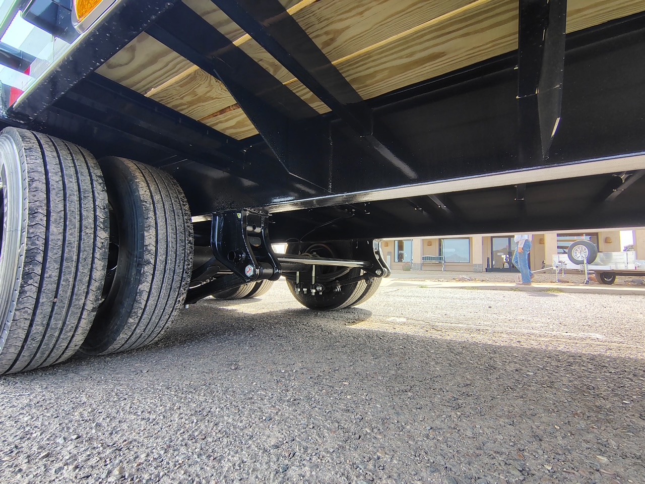 P.J. Trailers 25x102 Tandem Axle 25,900 GVWR Low-Pro Deckover with Duals, Monster Ramps, 14 Ply Tires - Stock #PPJ11178 - Image 8 of 12