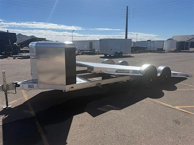 Aluma 20x82 All Aluminum, 10K GVWR, Tandem Axle, XL Tilt w/ Cargo Box (8220H-XL-TILT-TA-EL-RTD) - Stock #ALU338 - Image 7 of 10 Aluma 20x82 All Aluminum, 10K GVWR, Tandem Axle, XL Tilt w/ Cargo Box (8220H-XL-TILT-TA-EL-RTD) - Stock #ALU338 - Image 7 of 10