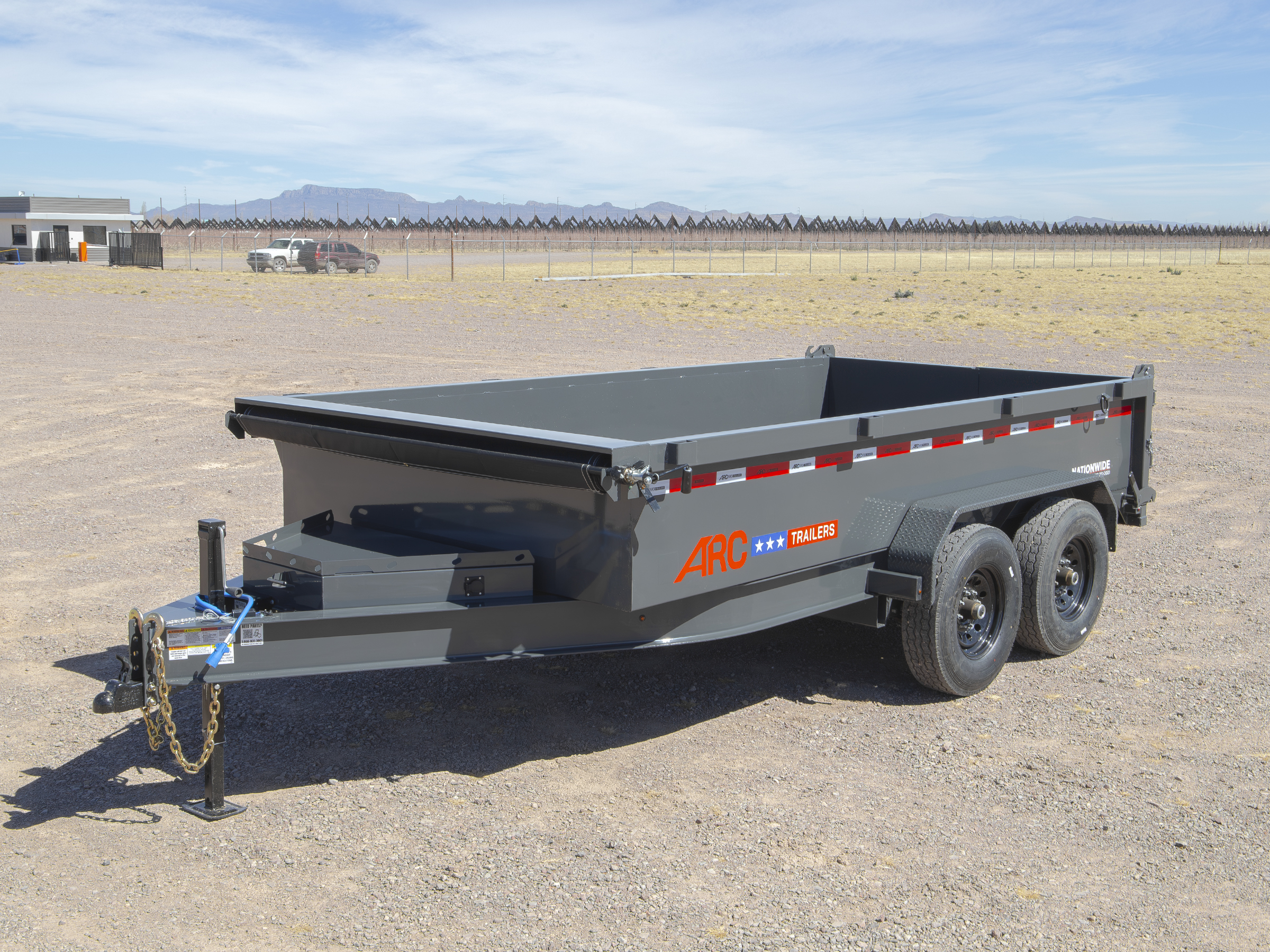 BDZ Bumper Pull Scissor Lift Dump Trailer | ARC Trailers