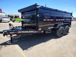 P.J. Trailers 12x83 Tandem Axle, 15,400 GVWR, Low Pro Dump, 48" Sides, 14 Ply Tires Stock #PJD1700 - Thumbnail 2