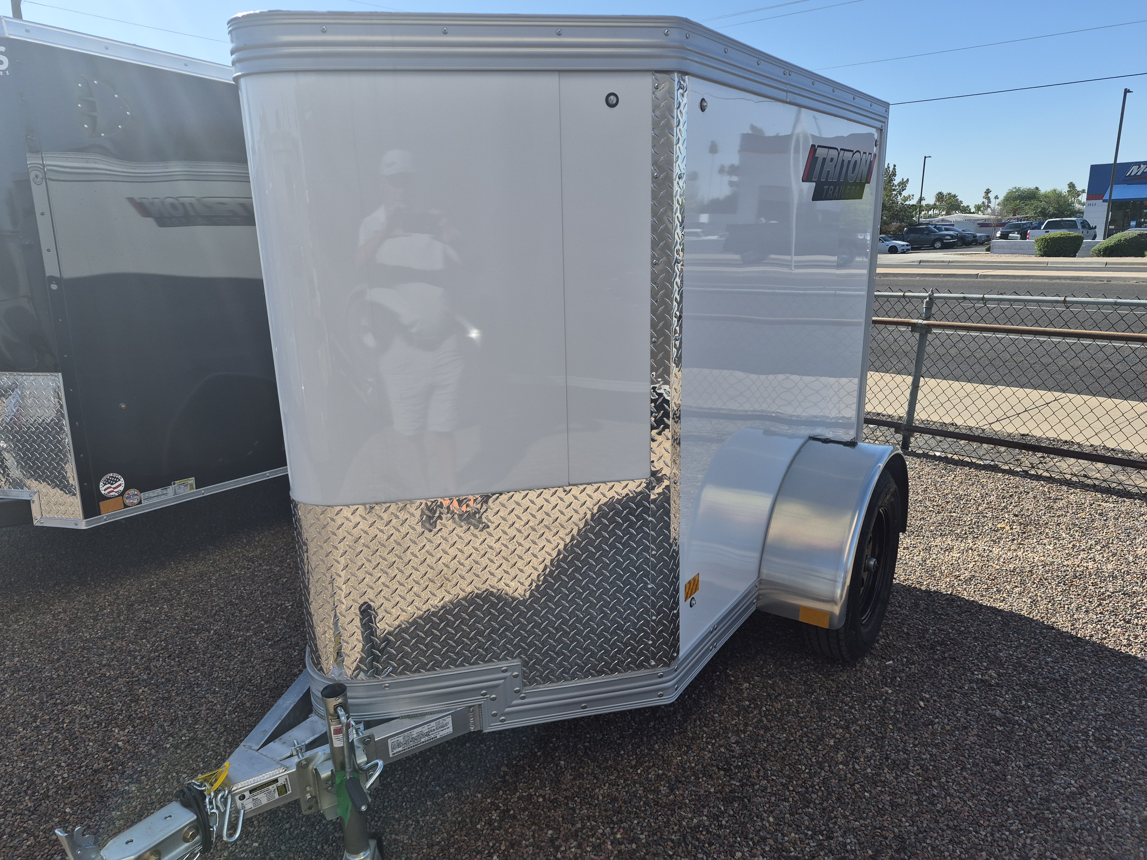 TRITON 6x4 All Aluminum, NXT Enclosed, 2K GVWR, Swing Door - Stock #ALC243 - Image 1 of 3