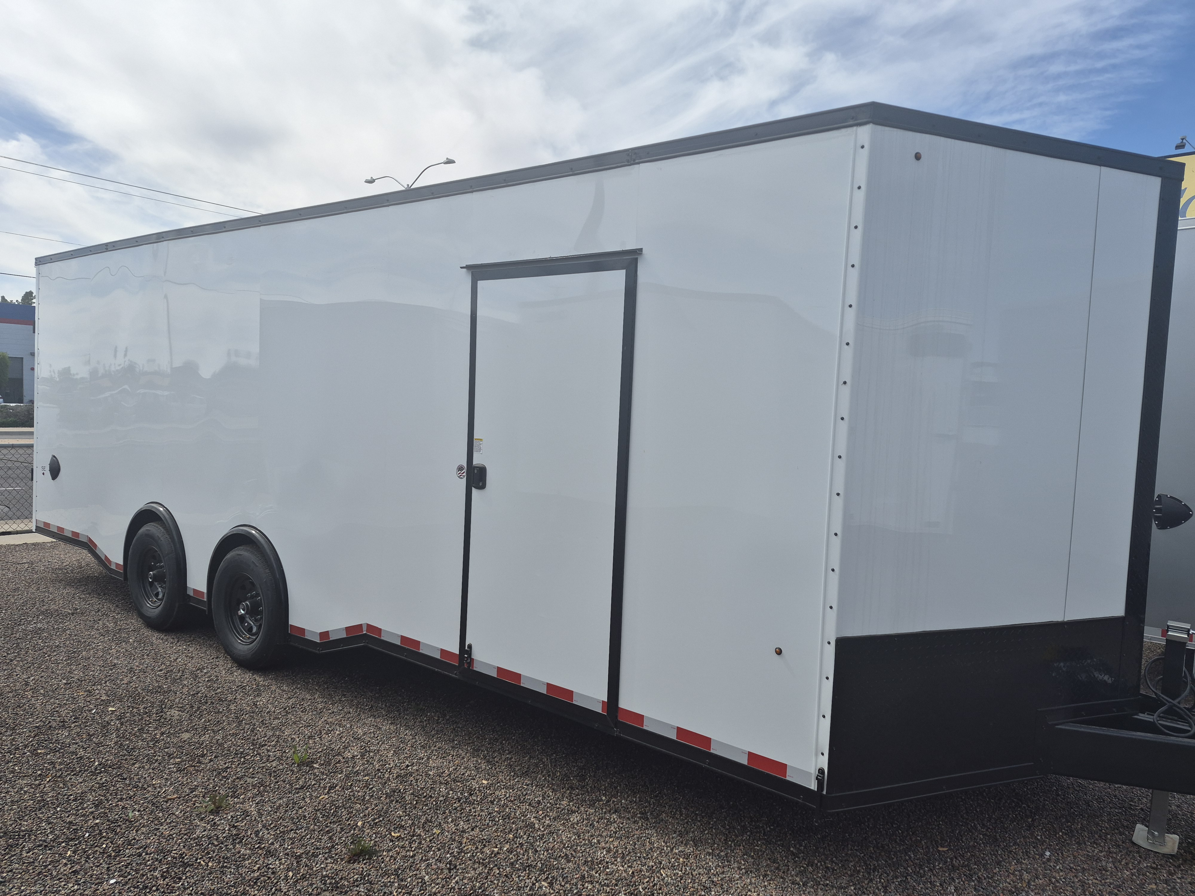 Compass 24x8.5 Jasper SE Car Hauler, 14K GVWR, Ramp Door, 6" Extra Height - Stock #CMP2781 - Image 4 of 5