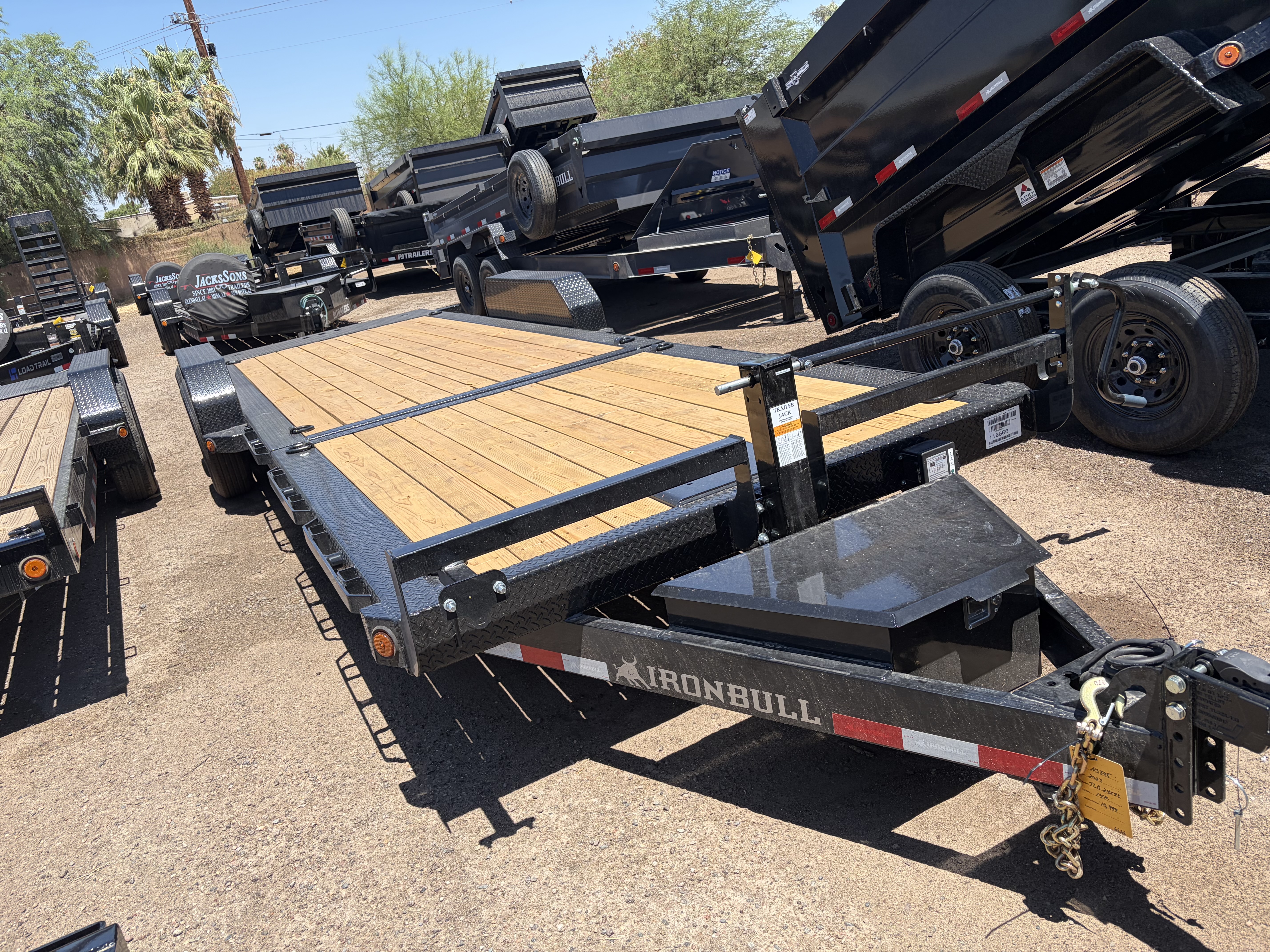 Norstar 24x83 Ironbull Tandem Axle, 14K GVWR, Low-Pro Gravity Tilt - Stock #NS595 - Image 1 of 10