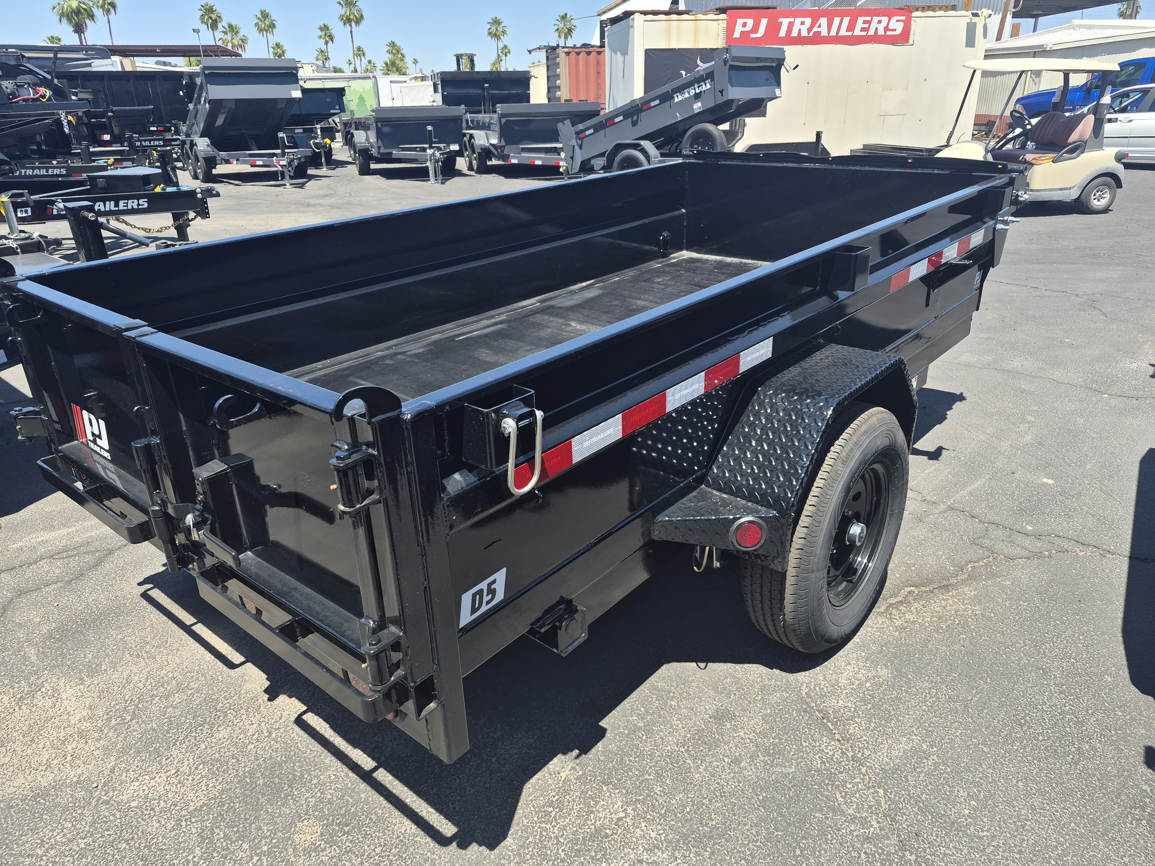 P.J. Trailers 10x60 Utility Dump, Single Axle, 5K GVWR - Stock #PJD1690 - Image 4 of 4