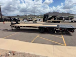 P.J. Trailers 25' Gooseneck, Low-Pro Flatdeck with Duals, 25K GVWR, 14 PLY Stock #PPJ10887 - Thumbnail 3