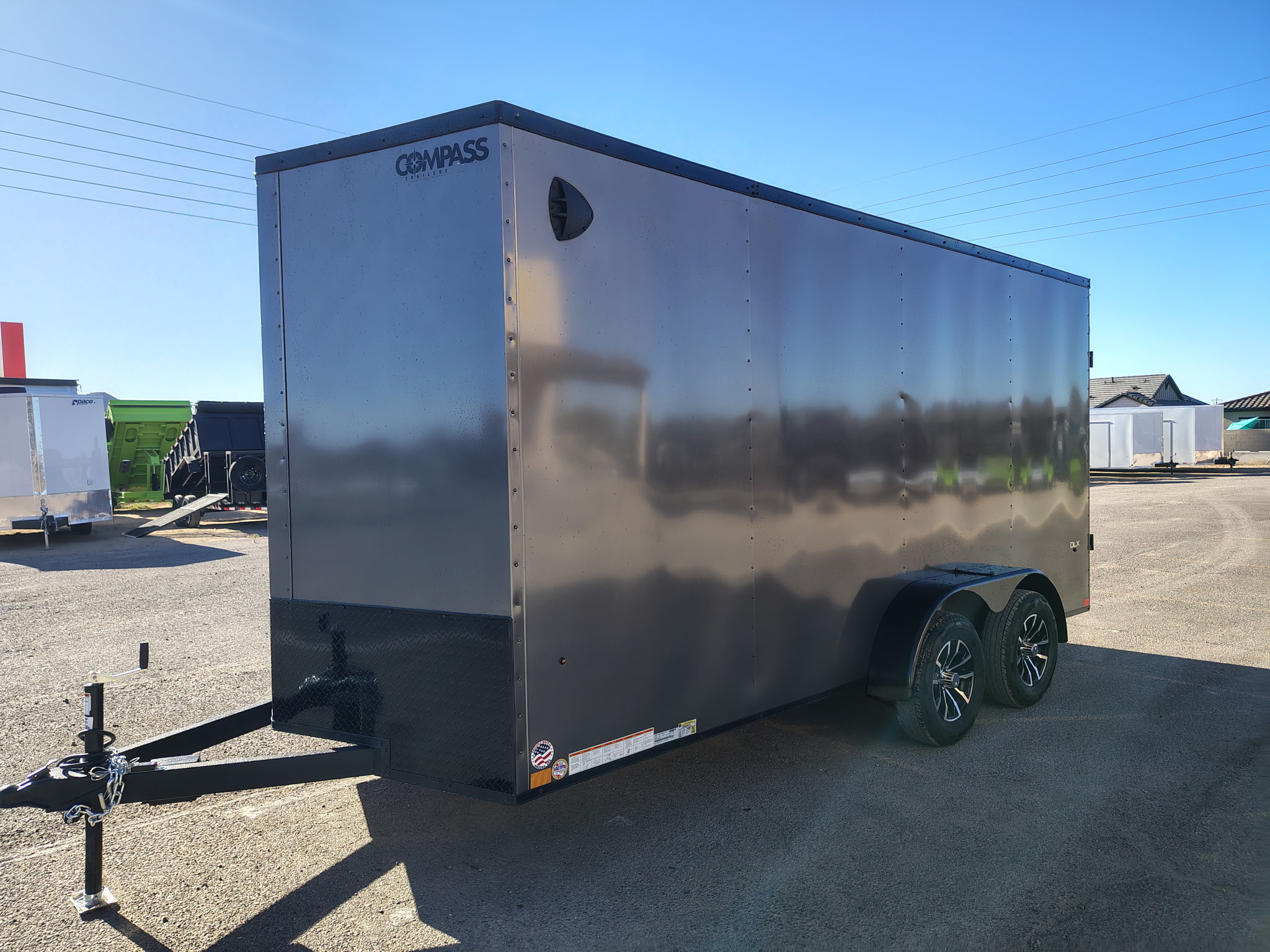 Compass 16x7 Indigo DLX, 7K GVWR, Ramp Door - Stock #CMP2875 - Image 1 of 7