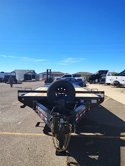 Norstar 22x102 Ironbull Tandem Axle,14K GVWR, Deckover, Rampage Ramps - Stock #NS511 - Image 3 of 5 Norstar 22x102 Ironbull Tandem Axle,14K GVWR, Deckover, Rampage Ramps - Stock #NS511 - Image 3 of 5