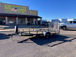 P.J. Trailers 14x77 Single Axle, 3K GVWR, Channel Utility Stock #PPJ10716 - Thumbnail 1