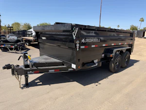 Norstar 14x83 IronBull Tandem Axle Dump, 15K GVWR, 36" Sides, Solar Charger, 14 Ply Tires