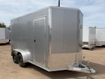 Alcom 12x6 All Aluminum NXT Enclosed, 3K GVWR, Side Door, Ramp Door Stock #ALC262 - Thumbnail 1