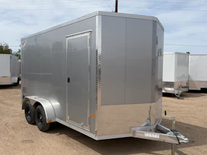 Alcom 12x6 All Aluminum NXT Enclosed, 3K GVWR, Side Door, Ramp Door