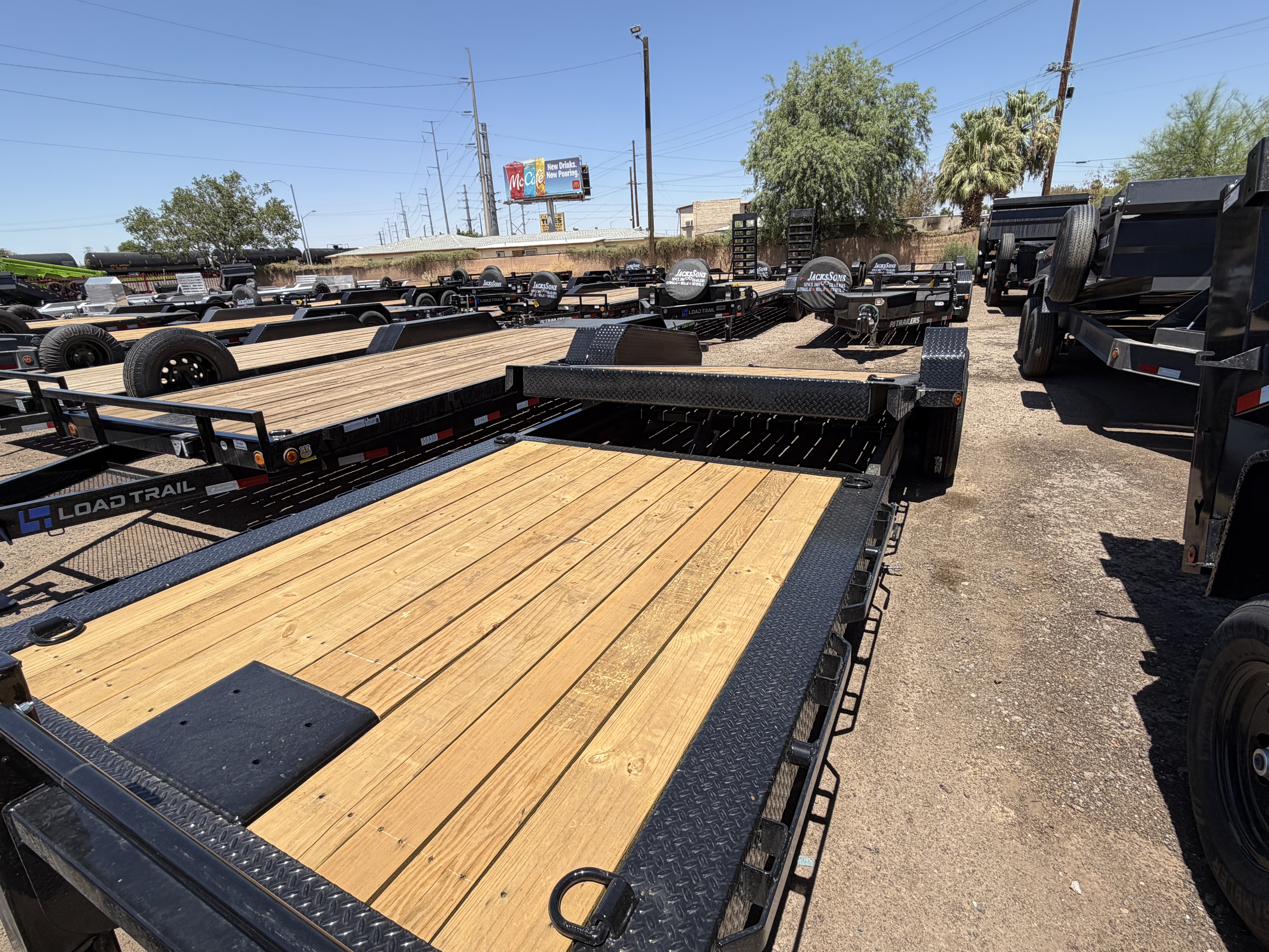 Norstar 24x83 Ironbull Tandem Axle, 14K GVWR, Low-Pro Gravity Tilt - Stock #NS595 - Image 7 of 10