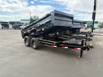 Norstar 12x72 IronBull Tandem Axle Dump, 15K GVWR, 24" Sides, Solar Charger Stock #NST1491 - Thumbnail 2