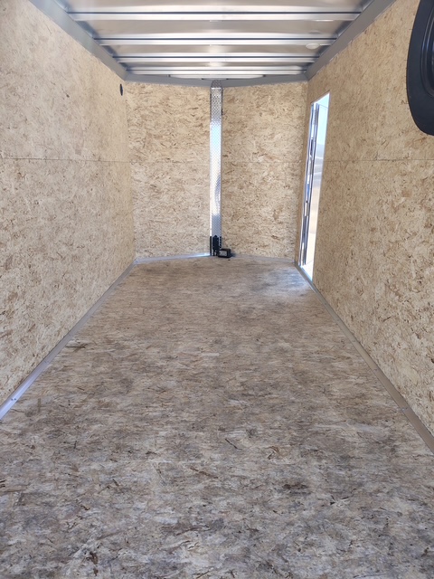 Alcom 14x7 All Aluminum, XLTP2 Enclosed, 7K GVWR, Side Door, Ramp Door - Stock #ALC216 - Image 9 of 9