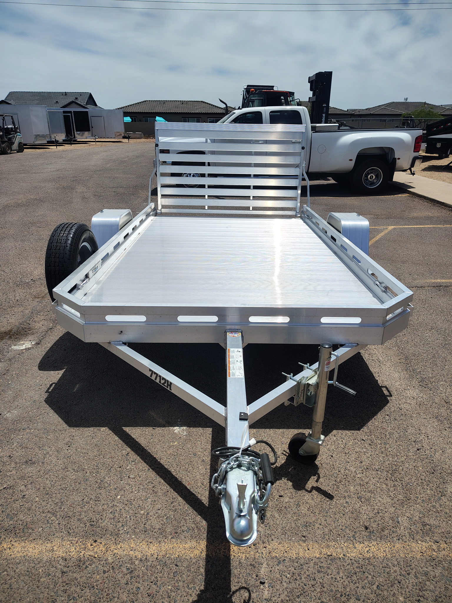 Aluma 12'x77" Aluminum Utility Trailer w/ Tailgate (7712H)