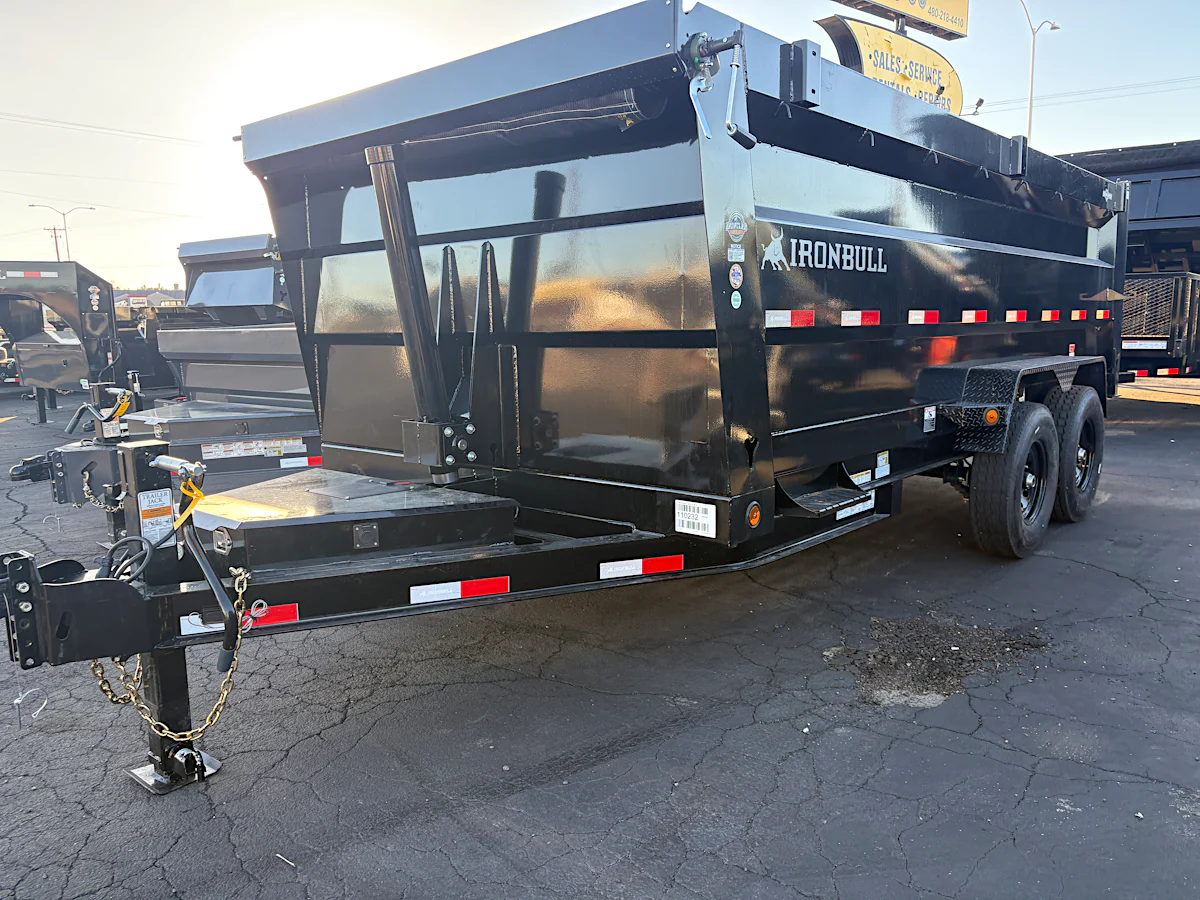 Norstar 16x83 IronBull, Tandem Axle Dump, 15K GVWR, 48" Sides, Telescopic Cylinder, Solar Charger - Stock #NST1349 - Image 2 of 5 Norstar 16x83 IronBull, Tandem Axle Dump, 15K GVWR, 48" Sides, Telescopic Cylinder, Solar Charger - Stock #NST1349 - Image 2 of 5